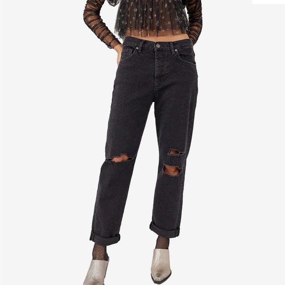 Free People - Boyfriend Jeans - Picture 1 of 7